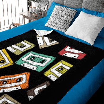 Discover Retro cassette tape Baby Blankets