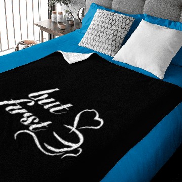 Discover Kaffee But first coffee Geschenk Baby Blankets