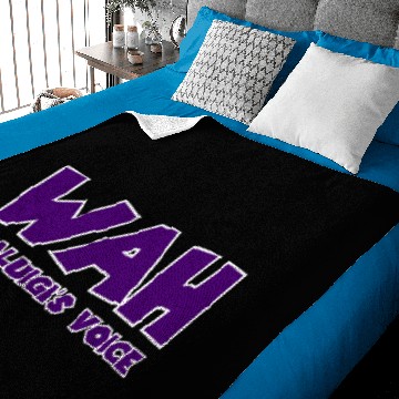 Discover Waluigi Voice wah Baby Blankets