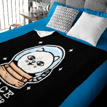 Discover space cat space explorer Baby Blankets