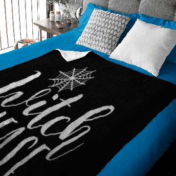 Discover Witch Please Spooky Spider Halloween Boo! Baby Blankets