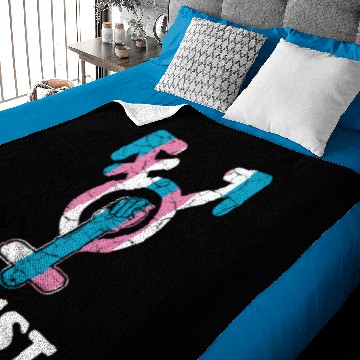 Discover Resist Trans Power Trans Advocate Gift Baby Blankets