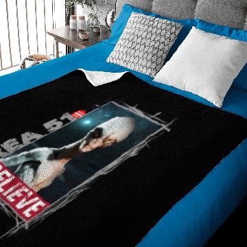 Discover Area 51, I Believe! Alien Collection #008c Baby Blankets