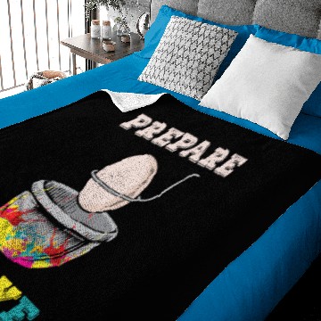 Discover Funny Dyeing Easter Egg Dye Color Easter Holiday Baby Blankets