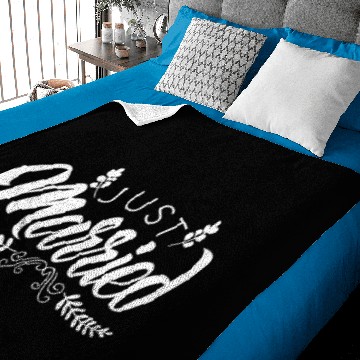 Discover Just Married Baby Blankets