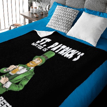 Discover St. Patrick love green beer Baby Blankets