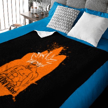 Discover Train Hard Goku Baby Blankets