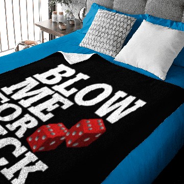 Discover Blow Me For Luck Baby Blankets