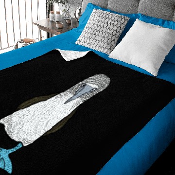 Discover blue footed booby Baby Blankets