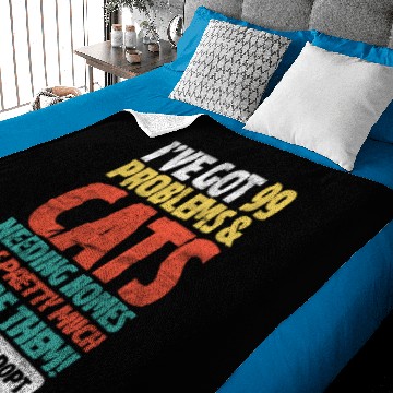 Discover I've Got 99 Problems & Cats Needing Homes Baby Blankets