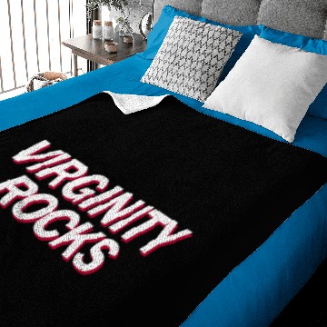 Discover Virginity Rocks Baby Blankets