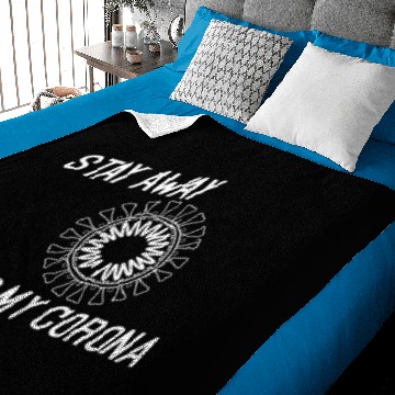 Discover My corona (white) Baby Blankets