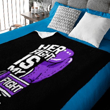 Discover Her Fight Is My Fight Lupus Awareness Baby Blankets
