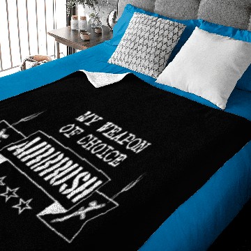 Discover Airbrush Weapon of Choice Baby Blankets