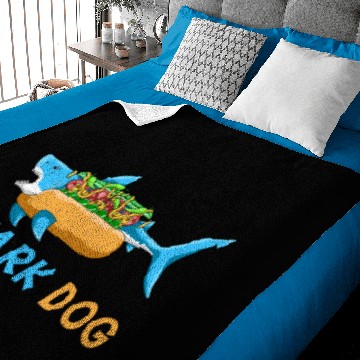 Discover Shark In A Hot Dog - Shark Hot Dog Baby Blankets