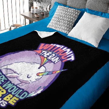 Discover Rain Rainbow Unicorn Baby Blankets