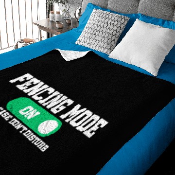 Discover Fencing mode on Please do not disturb Baby Blankets