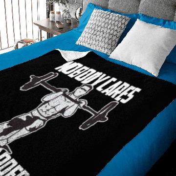 Discover Nobody Cares Work Harder Fitness Trainer Baby Blankets