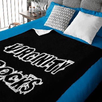 Discover Virginity Rocks Baby Blankets