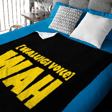 Discover Wah Waluigi Voice Baby Blankets