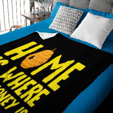 Discover Beekeeper Gift I Honeycomb Beekeeping Honey Bee Baby Blankets