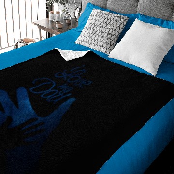 Discover I love my dad Baby Blankets