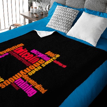 Discover Bitcoin technology - Baby Blankets idea gift.