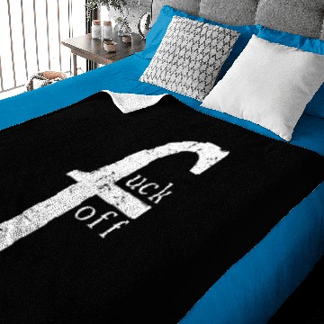 Discover "Fuck Off" abstract and modern typo art design Baby Blankets