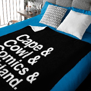 Discover Cape & Cowl & Comics & Oakland. Baby Blankets