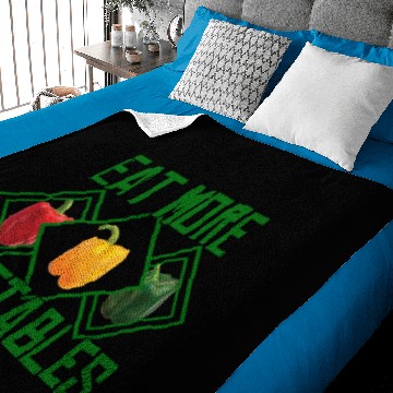 Discover eat more vegetables Baby Blankets