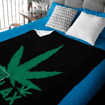 Discover RELAX HEMP LEAF Baby Blankets