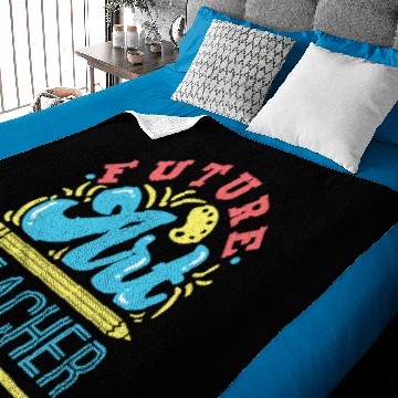 Discover Future Art Teacher Baby Blankets