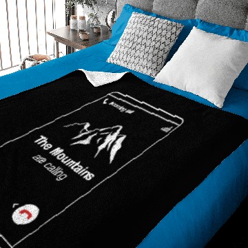 Discover The Mountains are calling Baby Blankets