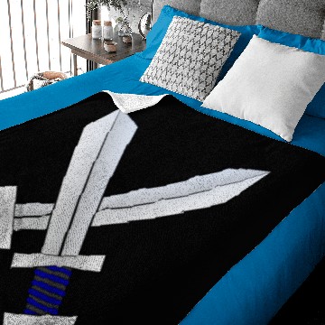 Discover Creative Dual/Double Bladed Swords Baby Blankets