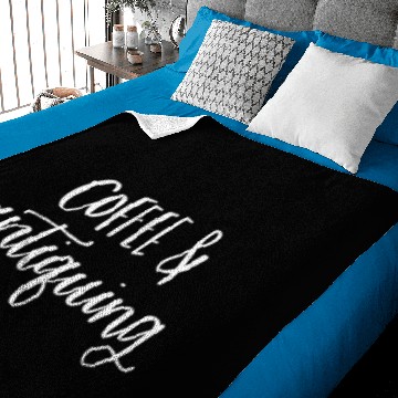 Discover Coffee and Antiquing Baby Blankets