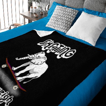 Discover skating heavyweight - elephant Baby Blankets