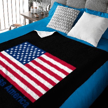 Discover God Bless America Flag Baby Blankets