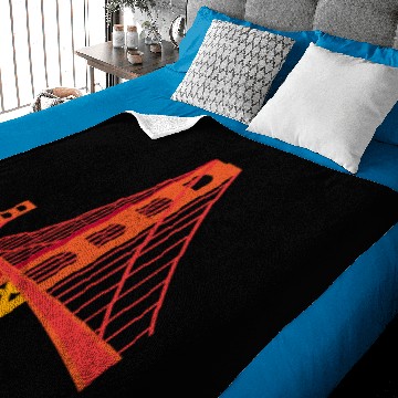 Discover Golden Gate Bridge Baby Blankets