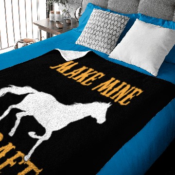 Discover Make Mine A Draft Horse Lover Equestrian Riders Baby Blankets