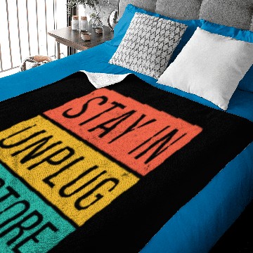 Discover Stay In Unplug Restore Baby Blankets