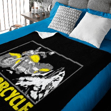 Discover MOTORCYCLE Mountain Baby Blankets