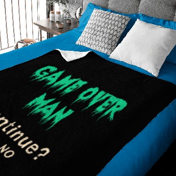 Discover Game over man Continue Baby Blankets