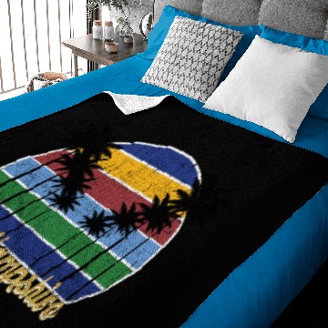 Discover Palm Tree Grunge New Hampshire Baby Blankets