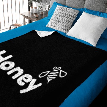 Discover honey bee 2 Baby Blankets