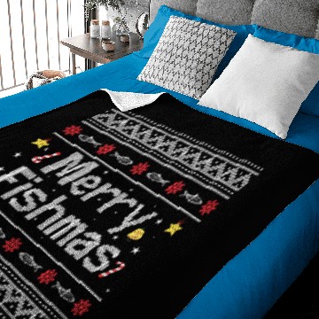 Discover Merry Fishmas Baby Blankets