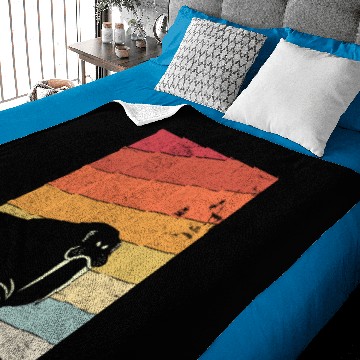 Discover Walrus Print. Retro Style Graphic Baby Blankets