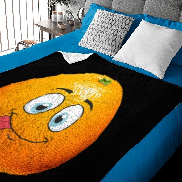 Discover Yummy Orange Fruit Baby Blankets