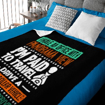 Discover Bus Driver School Bus Baby Blankets