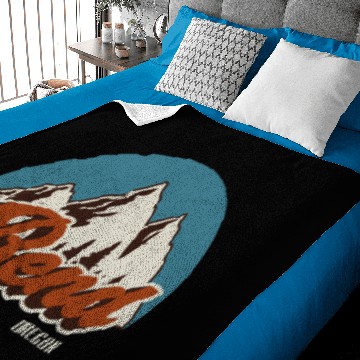 Discover Vintage Bend Oregon Hiking Baby Blankets