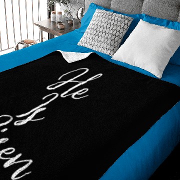 Discover He is risen christian Baby Blankets